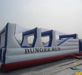 T7-159 Inflatable Bungee Run challenge s...