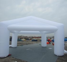 Tent1-359 Tenda gonfiabile con baldacchino bianco