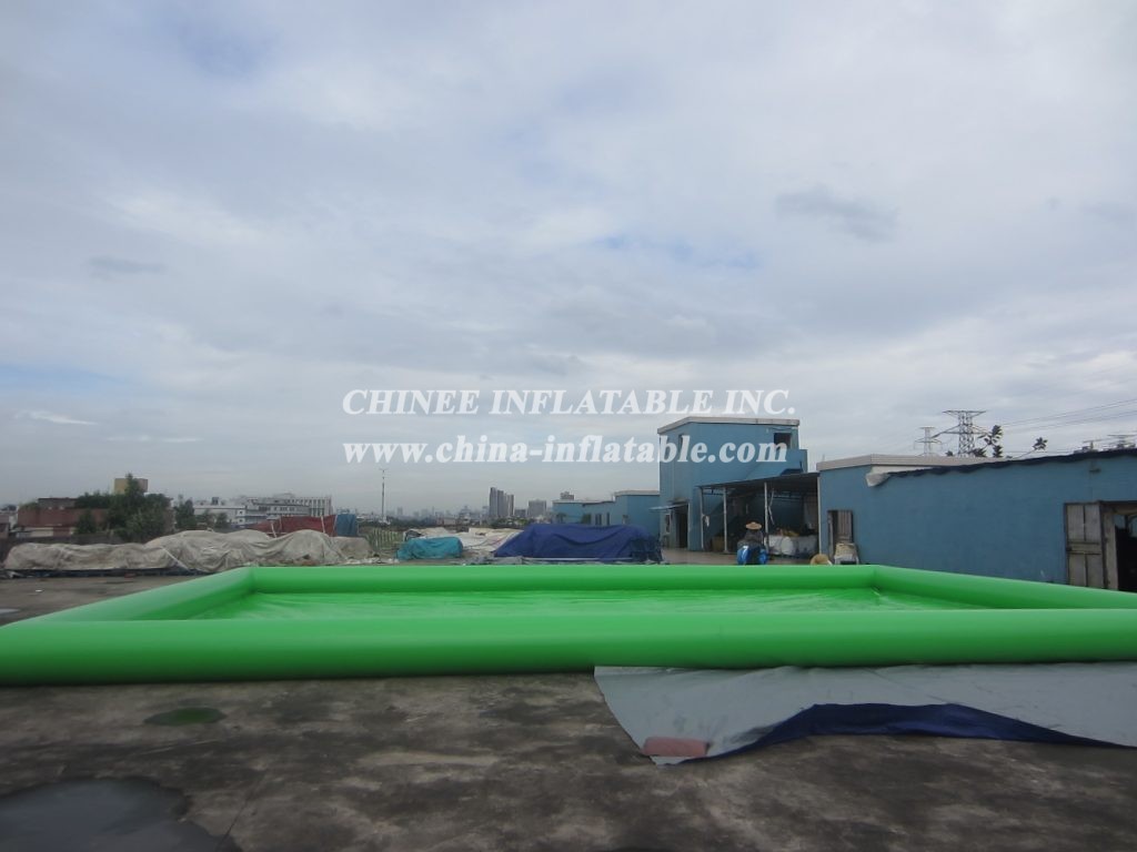Pool1-523 Large Green Inflatable Pool