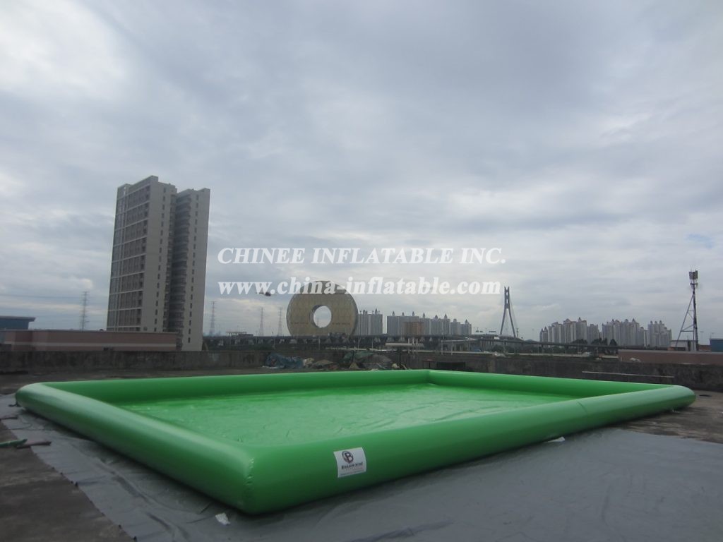 Pool1-523 Large Green Inflatable Pool