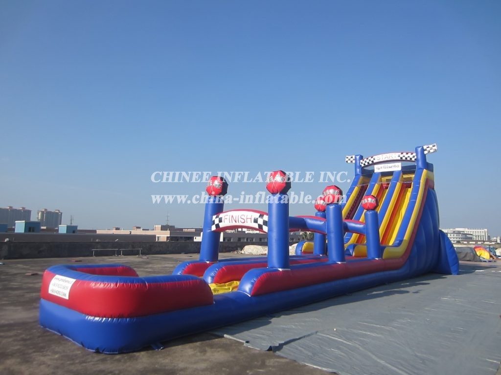 T8-1438 Race Car Inflatable Slides GIant Slide
