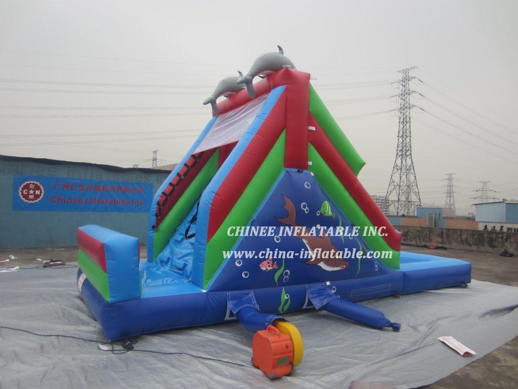 T8-592 Dolphin Inflatable Slide