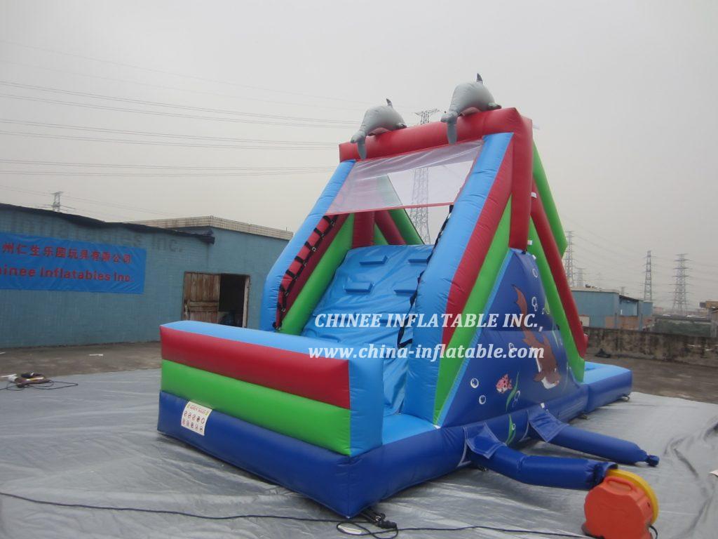 T8-592 Dolphin Inflatable Slide