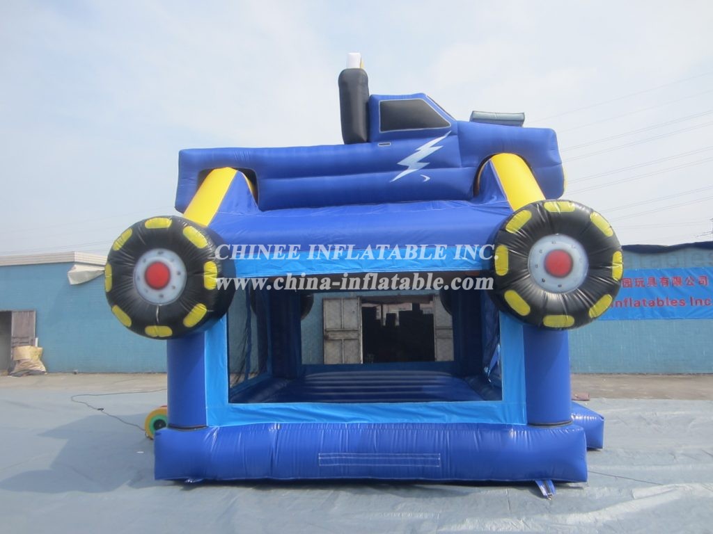 T2-1148 Monster Trucks Inflatable Bouncer