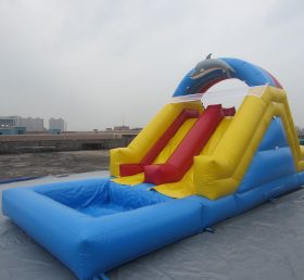 T8-989 Dolphin Inflatable Slide