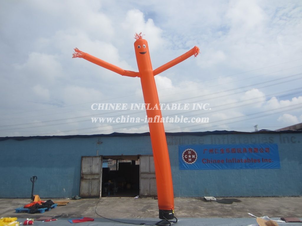 D2-28 Air Dancer Inflatable Purple Tube Man For Advertising