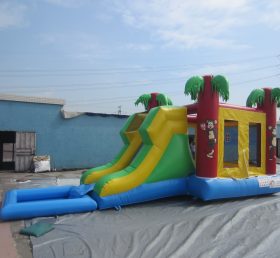 T8-1328 Jungle Inflatable Water Slide