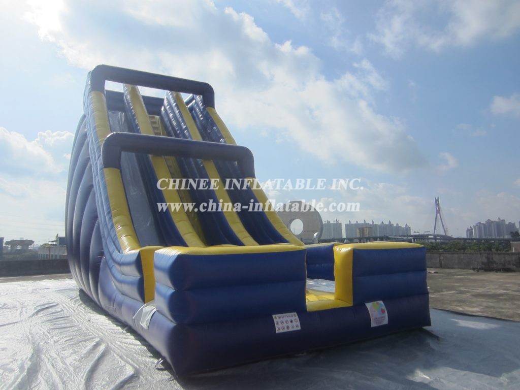 T8-142 The Popular Standard Massive Inflatable Double Lane Giant Slide