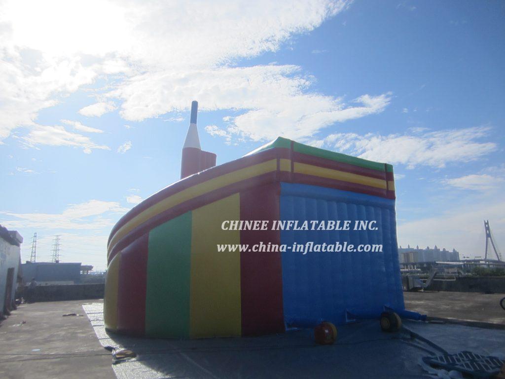 T8-985 Giant Inflatable Slide Rocket Space Slide For Kids Adults