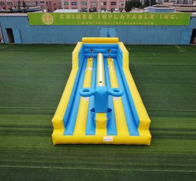 T11-341 Inflatable Bungee Run challenge ...