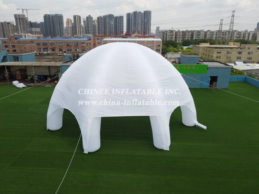 Tent1-403 Customized Commercial Lawn Marquee White Inflatable Spider Tent