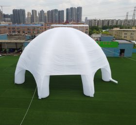Tent1-403 Tenda da prato commerciale personalizzata Tenda da ragno gonfiabile bianca
