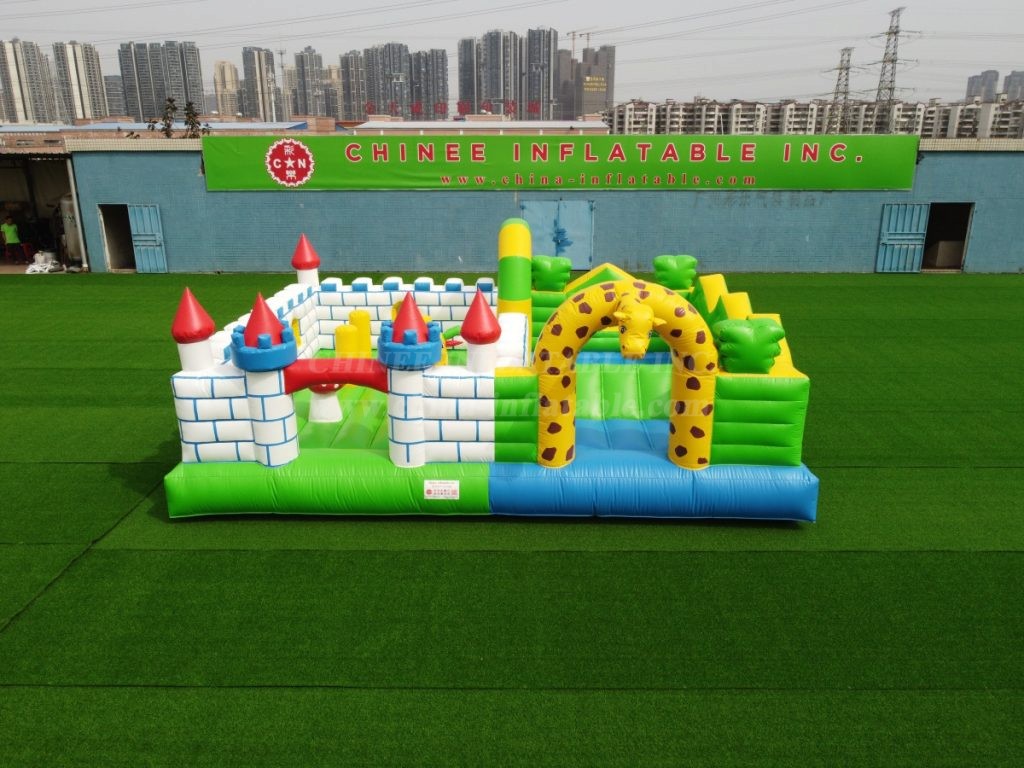 T1-2 Jungle Theme Inflatable Castle Bouncers