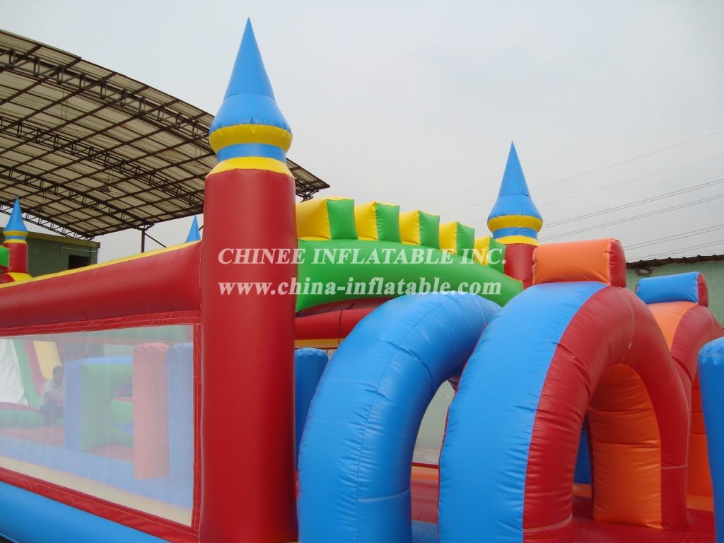 T7-480 Castle Inflatable Obstacles Courses