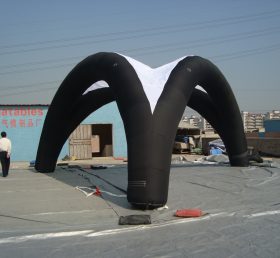 Tent1-215 Tenda gonfiabile a cupola pubblicitaria nera