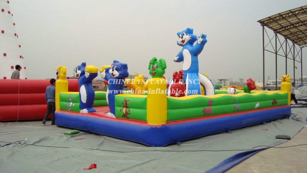 T6-152 blue cat giant inflatable