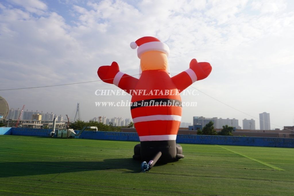 C1-127 Outdoor 6M Height Inflatable Santa For Chrismas Decoration