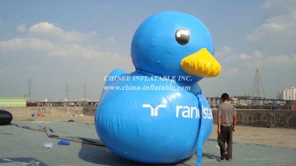 S4-211 Giant Bule Duck Advertising Inflatable