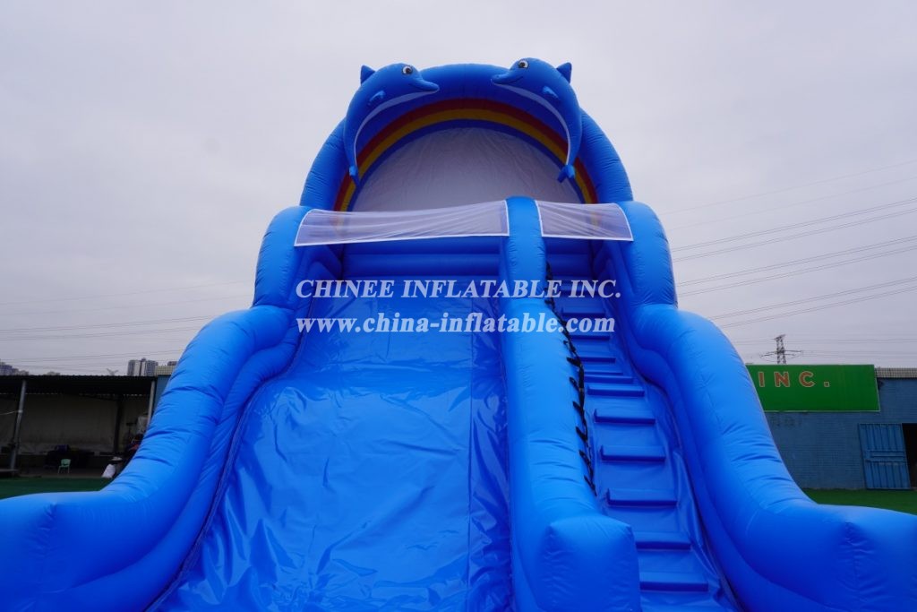T8-1403 Clownfish Theme Inflatable Slide