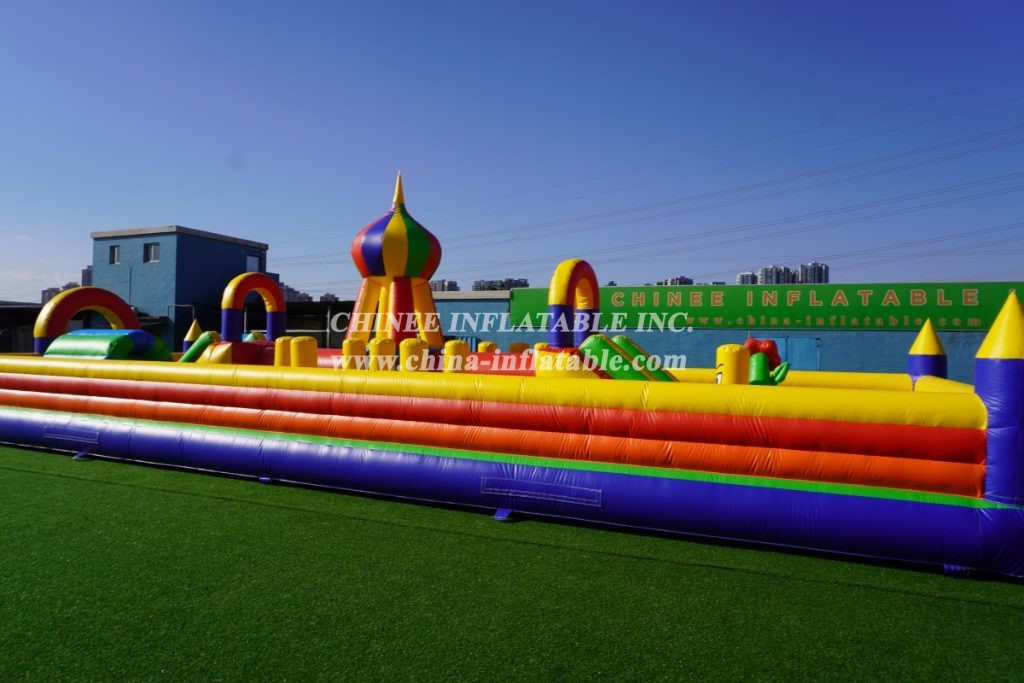 T6-126 Giant Inflatable Park Commercial Inflatable Fun City Obstacle Courses