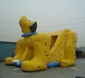 T8-539 Scivolo gonfiabile per bambini Yellow Dog