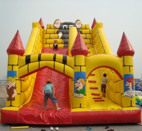 T8-695 Scivoli gonfiabili Castello per bambini