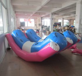 T10-233 Double Rocker Inflatable Water Sport Games for kid Party Events