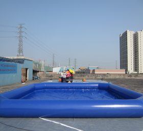 Pool1-557 Grande piscina gonfiabile blu scuro