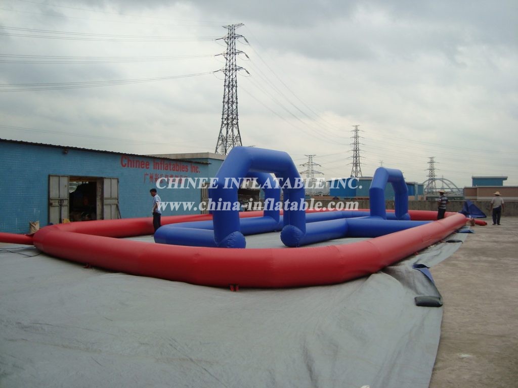 T11-1125 Inflatable Race Track Challenge Sport Game
