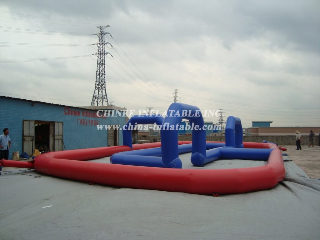 T11-1125 Inflatable Race Track Challenge Sport Game