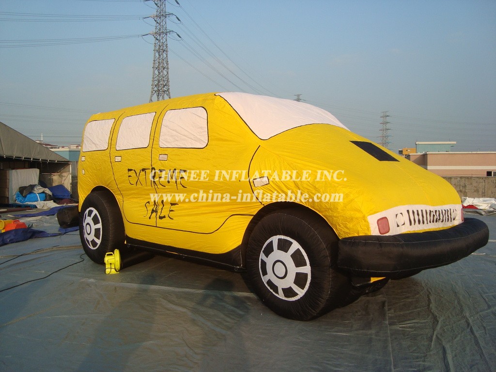 S4-193 Yellow Car Advertising Inflatable