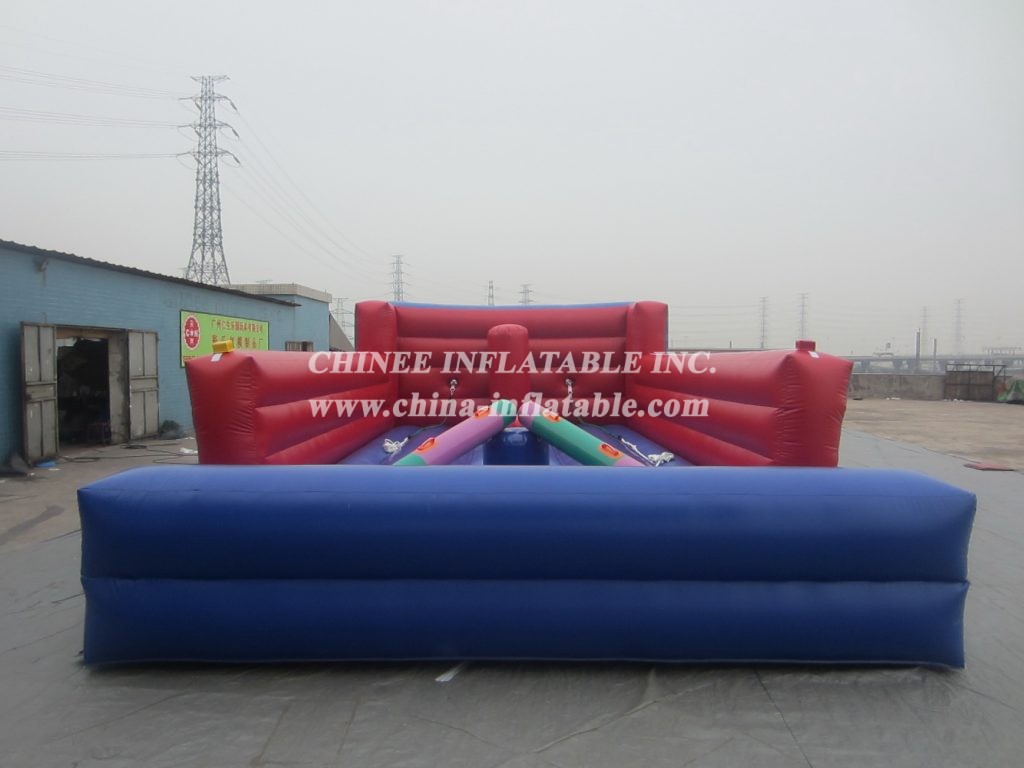 T11-340 Inflatable Bungee Run Challenge Funny Sport Game