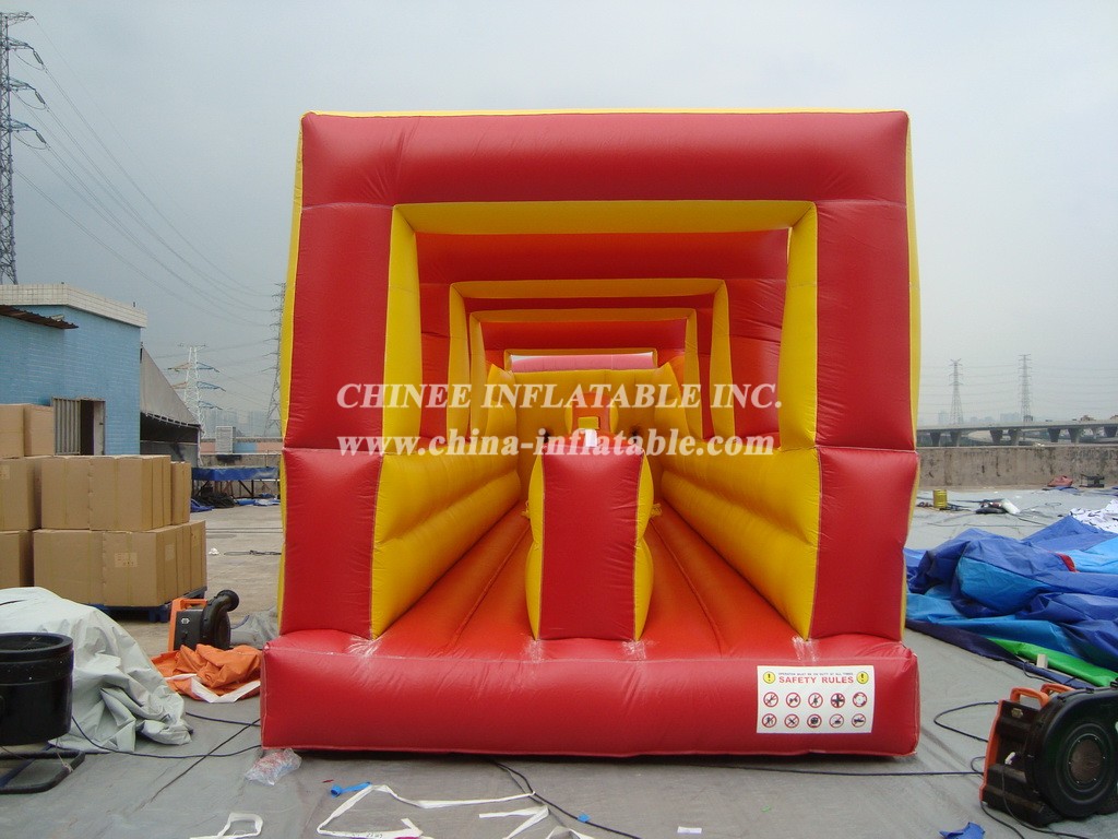T11-357 Inflatable Bungee Run Challenge Funny Sport Game