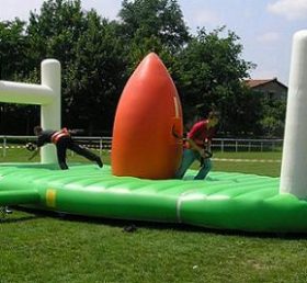 T11-375 Inflatable Bungee Run challenge ...