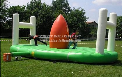 T11-375 Inflatable Bungee Run challenge sport game for adult