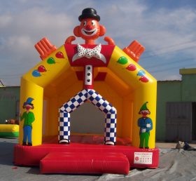 T2-2939 Happy Clown Gonfiabili Trampolino