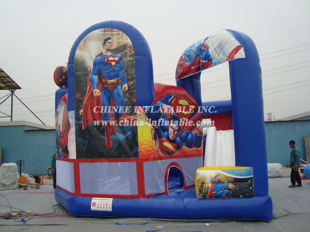 T2-553 Superman Superhero Inflatable Bouncer