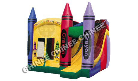 T5-110 Crayon Inflatable Castle Bouncers