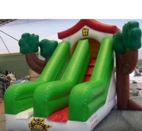 T8-1002 Giant Inflatable Slide Green House Slide