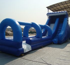 T8-1148 Giant PVC Blue Inflatable Slide...