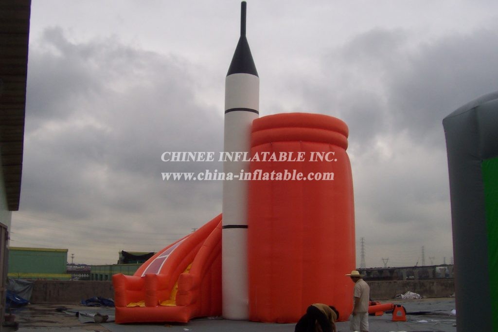 T8-225 Rocket Inflatable Slide Giant Slide