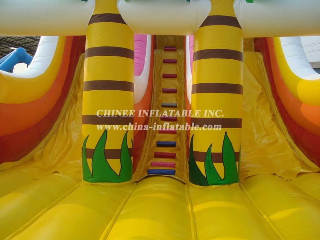 T8-244 Dinosaur Slides Giant Inflatable Slide