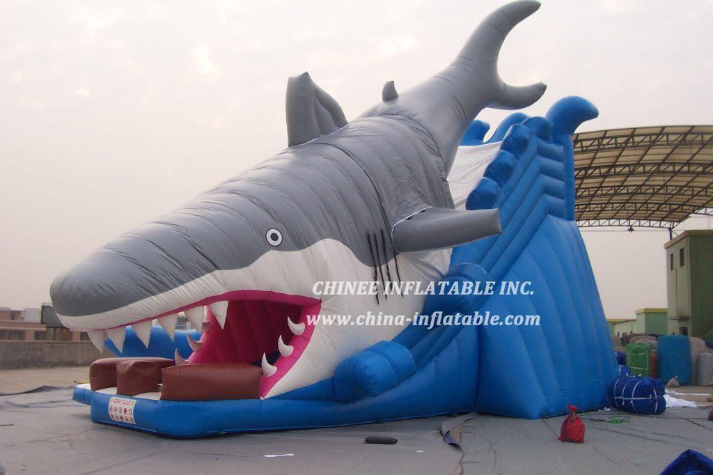 T8-251 Shark Giant Slide Inflatable Slide For Kids
