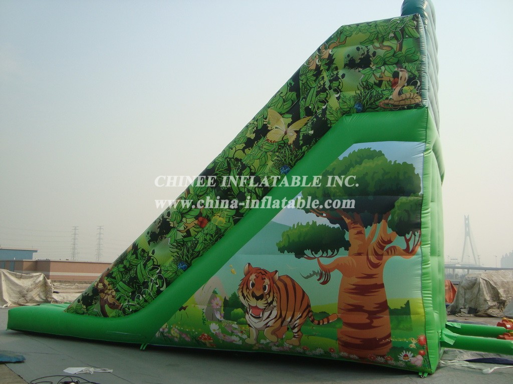 T8-697 Inflatable Slides Jungle Theme Giant Slide