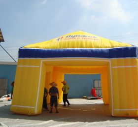 Tent1-392 Tenda gonfiabile gialla esterna