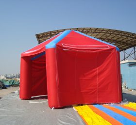 Tent1-244 Tenda gonfiabile resistente rossa