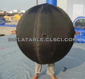 M1-231 Cartoon mobile gonfiabile palla nera