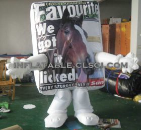 M1-278 Cartoon mobile gonfiabile cavallo