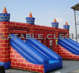 T2-2305 Gonfiabile trampolino castello combinazione