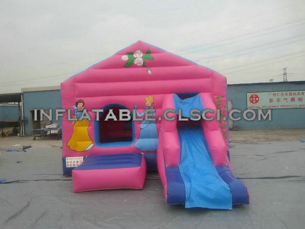 T2-685 Princess Jumping Castle With Slide